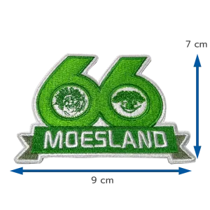 66 Jaar Moesland jubileum badge
