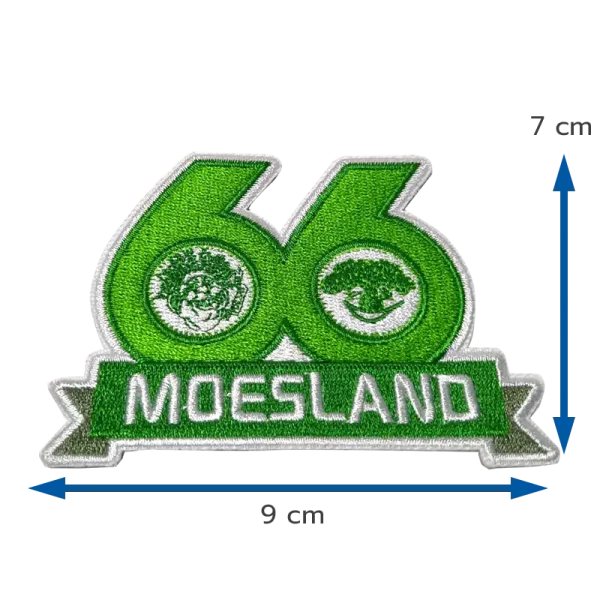 66 Jaar Moesland jubileum badge