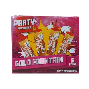 Gold fountain 5 stuks - Bento frisdranken