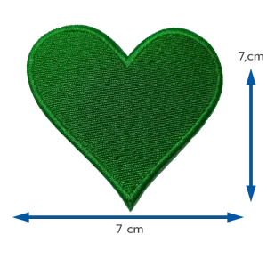 Moesgroen hart bedage
