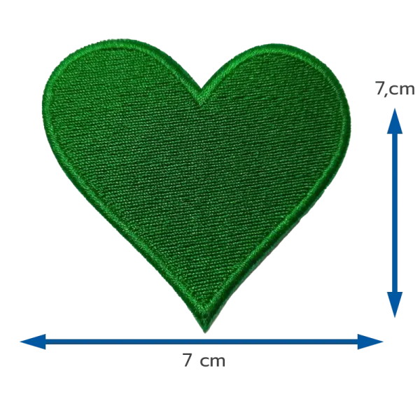 Moesgroen hart bedage