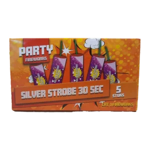 Silver strobe 5 stuks (30 seconden) - Bento Frisdranken