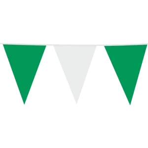 Groen-witte vlaggenlijn