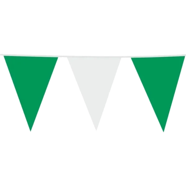 Groen-witte vlaggenlijn
