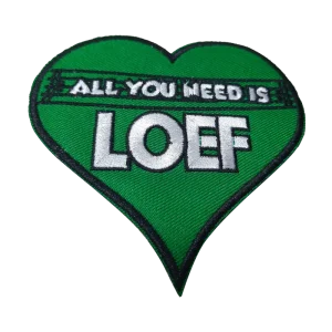 Badge All you need is loef