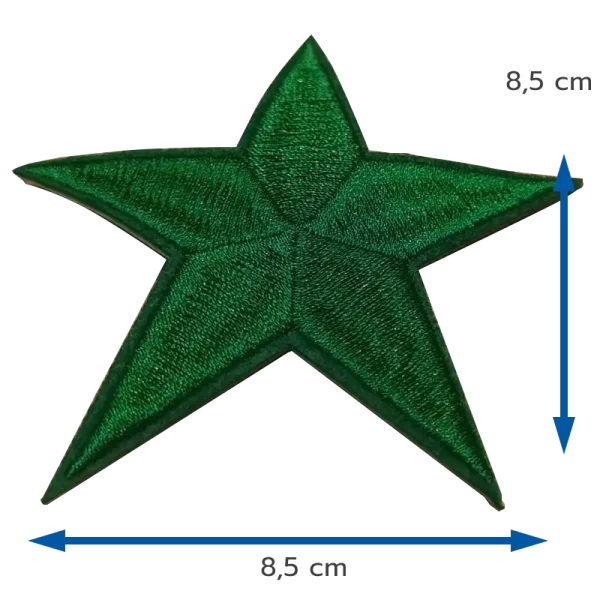 Groene ster badge