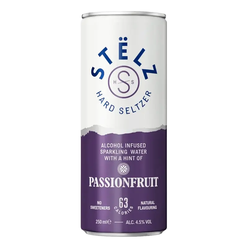 Stelz Hard Seltzer Passionfruit